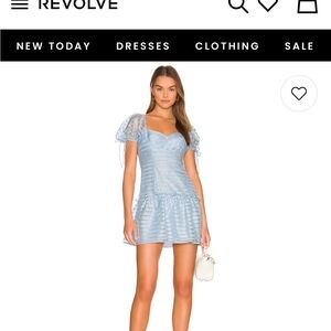 Amanda Uprichad Bryla Dress in Powder Blue